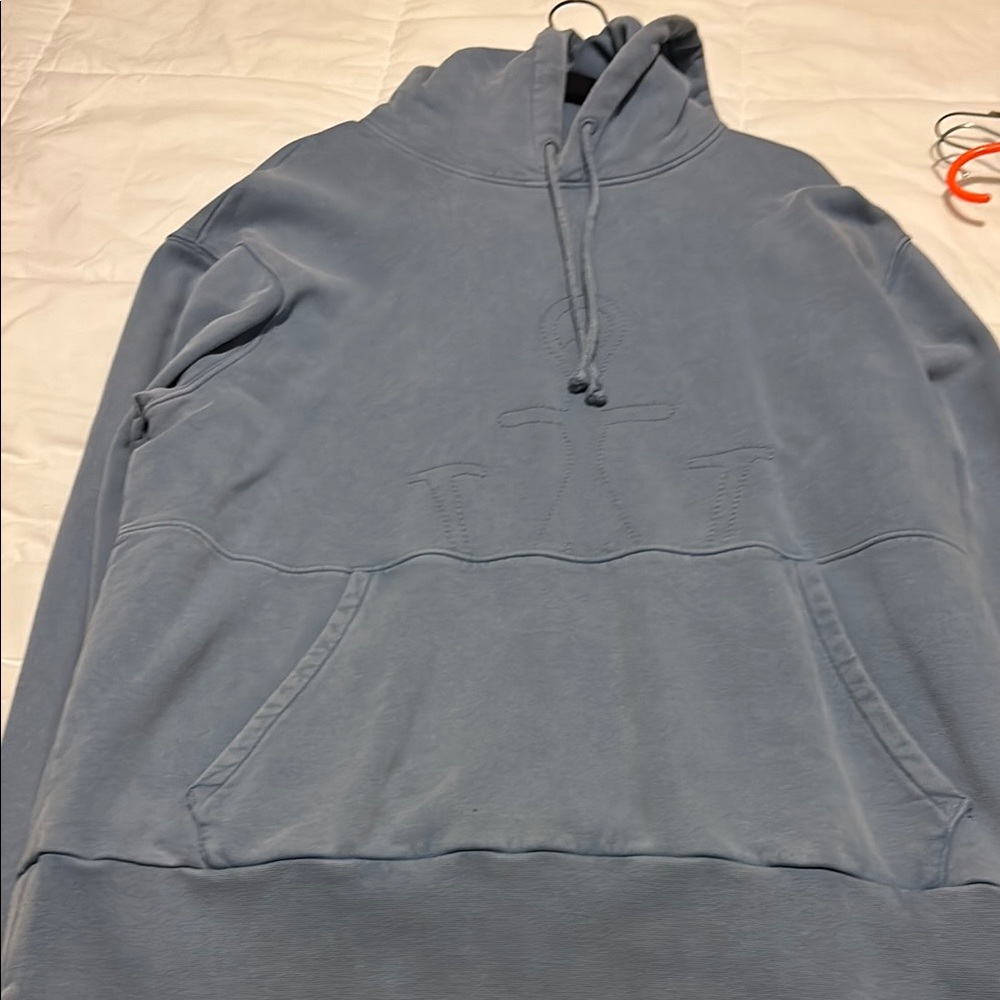 Blue Hoodie with Front Pocket